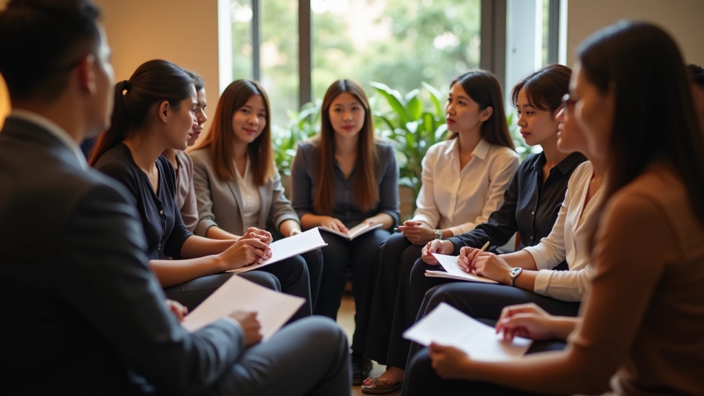 Peaceful meditation space with natural light and calm atmosphere