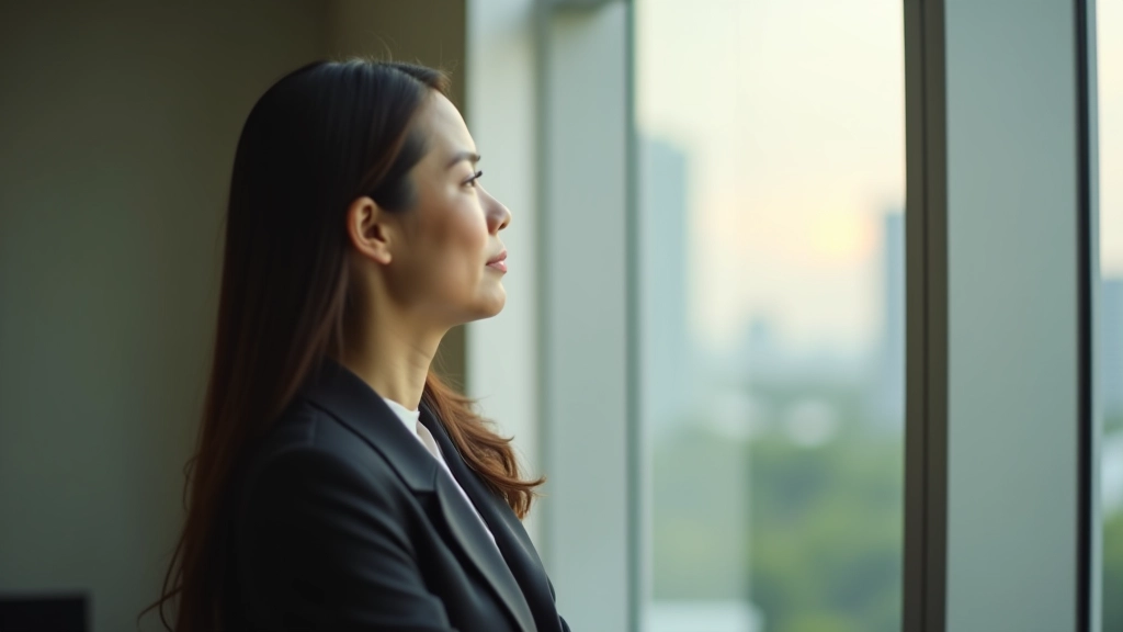 Person reflecting on emotional growth and self-awareness